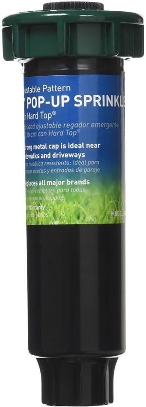 10-Pack Orbit 4" Professional Hard Top Pop-Up Spray Head Sprinkler with 15' Adjustable Pattern Nozzle
