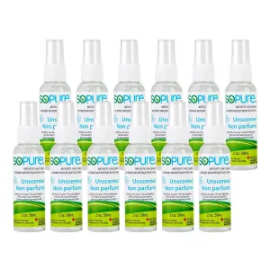 12X59 mL Hand Sanitizer Multipack with All Unscented, 80% USP Grade Ethyl Alcohol, Moisturizing, Non-Sticky Hand Sanitizer, Enriched with Vitamin E