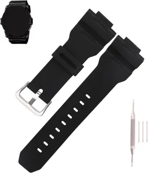 16mm Resin GW7900 GW7900B Watch Bands Compatible Fit for Casio G Shock 10330771 GW-7900 GW-7900B G-7900 G-7900B Replacement Strap Wirstband for Men and Women Waterproof Bracelet Watch accessories