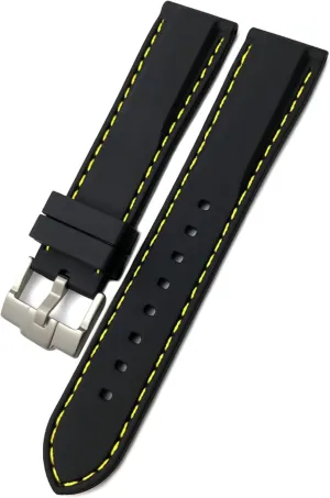 19mm 21mm 20mm 22mm 23mm 24mm For Rolex Soft Waterproof Silicone Watch Strap For Rolex Watchband
