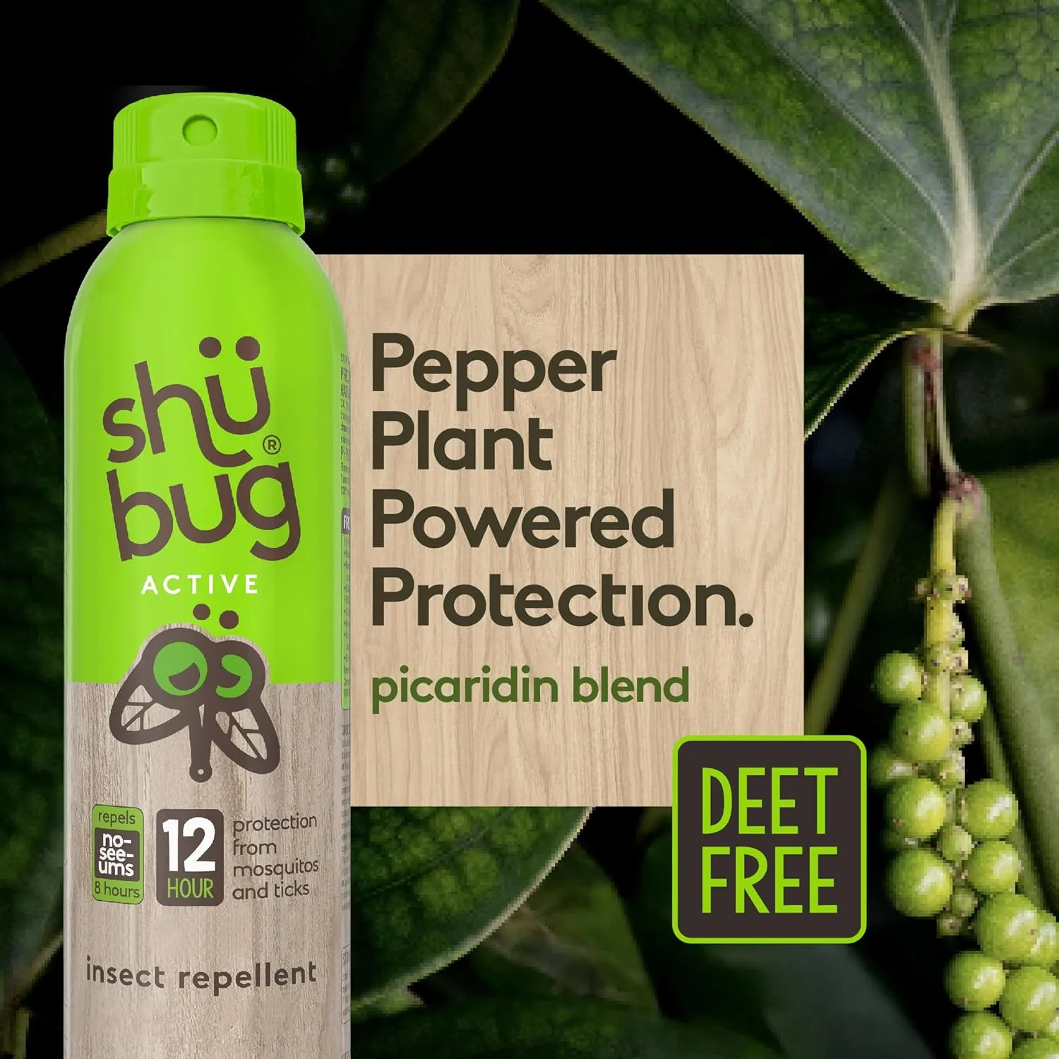 [2 Count] - Natural Mosquito Repellent Spray - Natural Plant Based Insect Protection, DEET-Free, Geraniol Formula with MCT Coconut Oil - Long-Lasting 12-Hour Coverage - 6oz