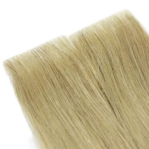 20 Pcs X 18" Tape In PU Machine Injected Invisible Seamless Remy Human Hair Extensions #16 Honey Blonde Color