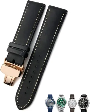 20mm 21mm 22mm Fluoros Rubber Watchband Fit for Vacheron Constantin Red Blue Black Waterproof Soft Watch Strap Bracelet