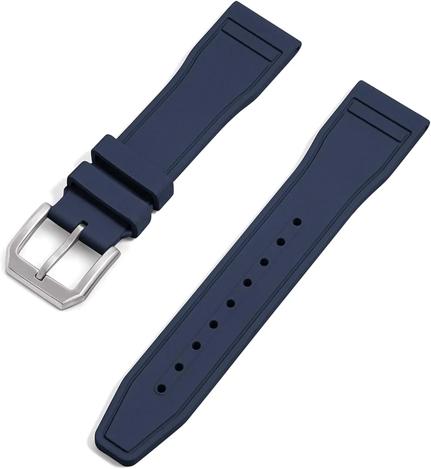 20mm 21mm 22mm Grade Fluororubber FKM Watch Strap Diving Waterproof Quick Release Watchbands