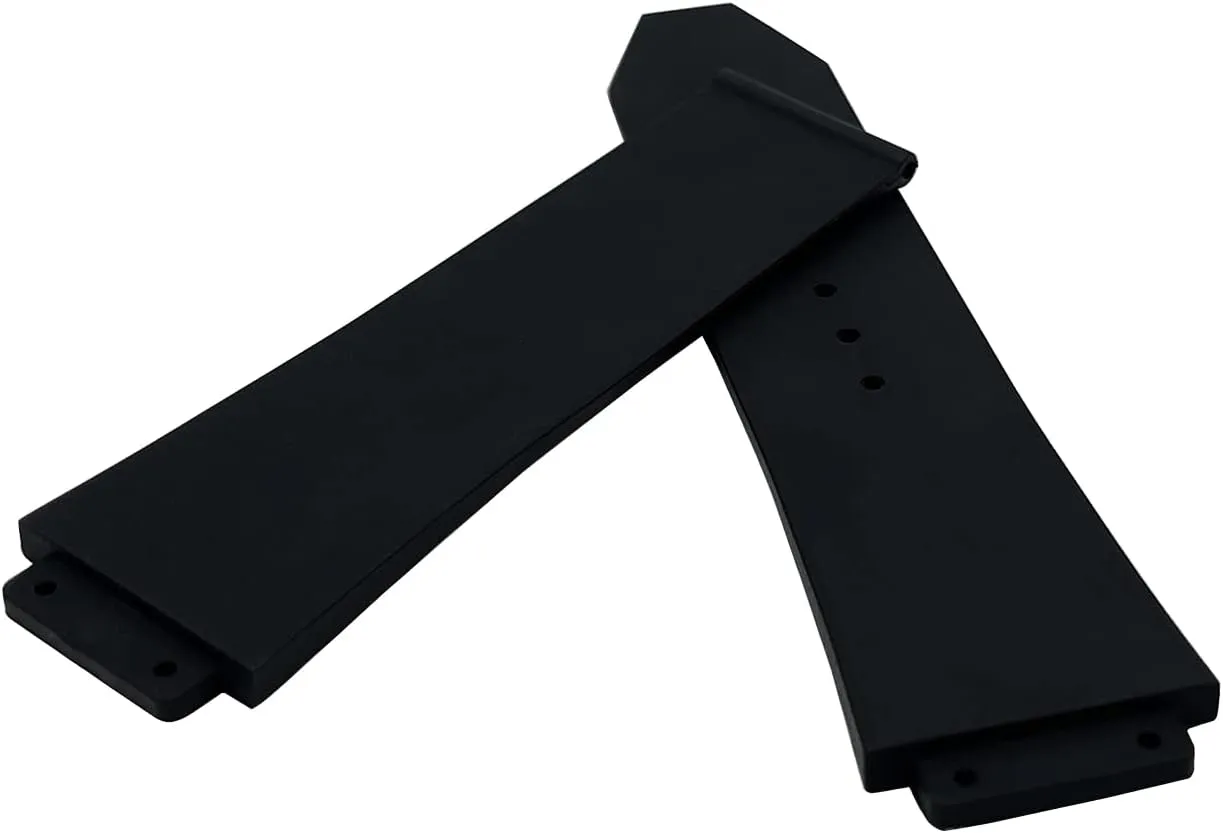 21mm 25mm Rubber Watch Band Replacement Strap Waterproof with Tool for Hublot Big Bang