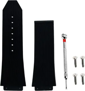 21mm 25mm Rubber Watch Band Replacement Strap Waterproof with Tool for Hublot Big Bang