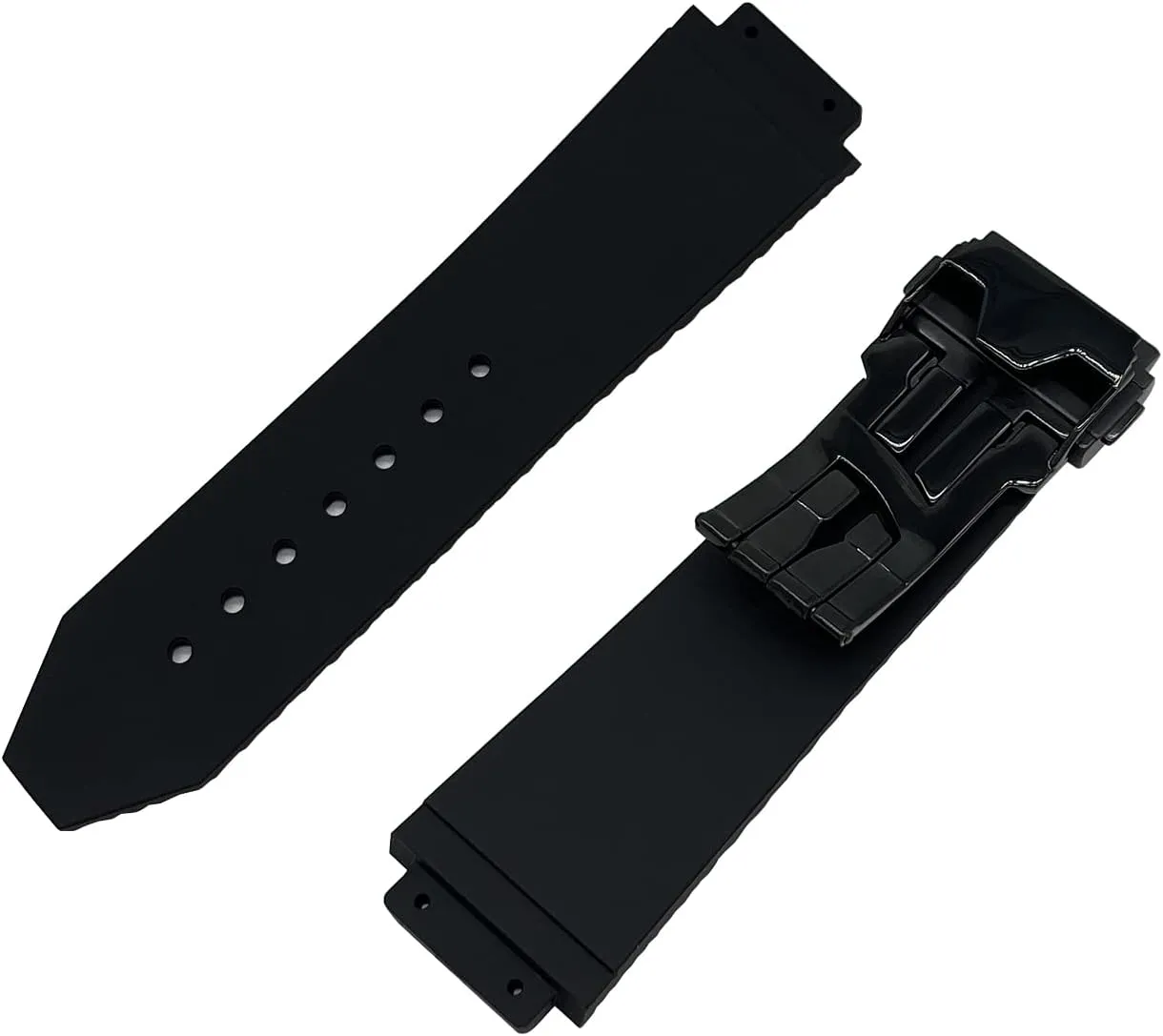 21mm 25mm Rubber Watch Band Replacement Strap Waterproof with Tool for Hublot Big Bang