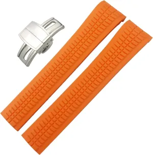 21mm Quality Rubber Watchband For Patek Aquanaut Philippe For PP 5164A 5167A Silicone Watch Strap Braceletes Waterproof