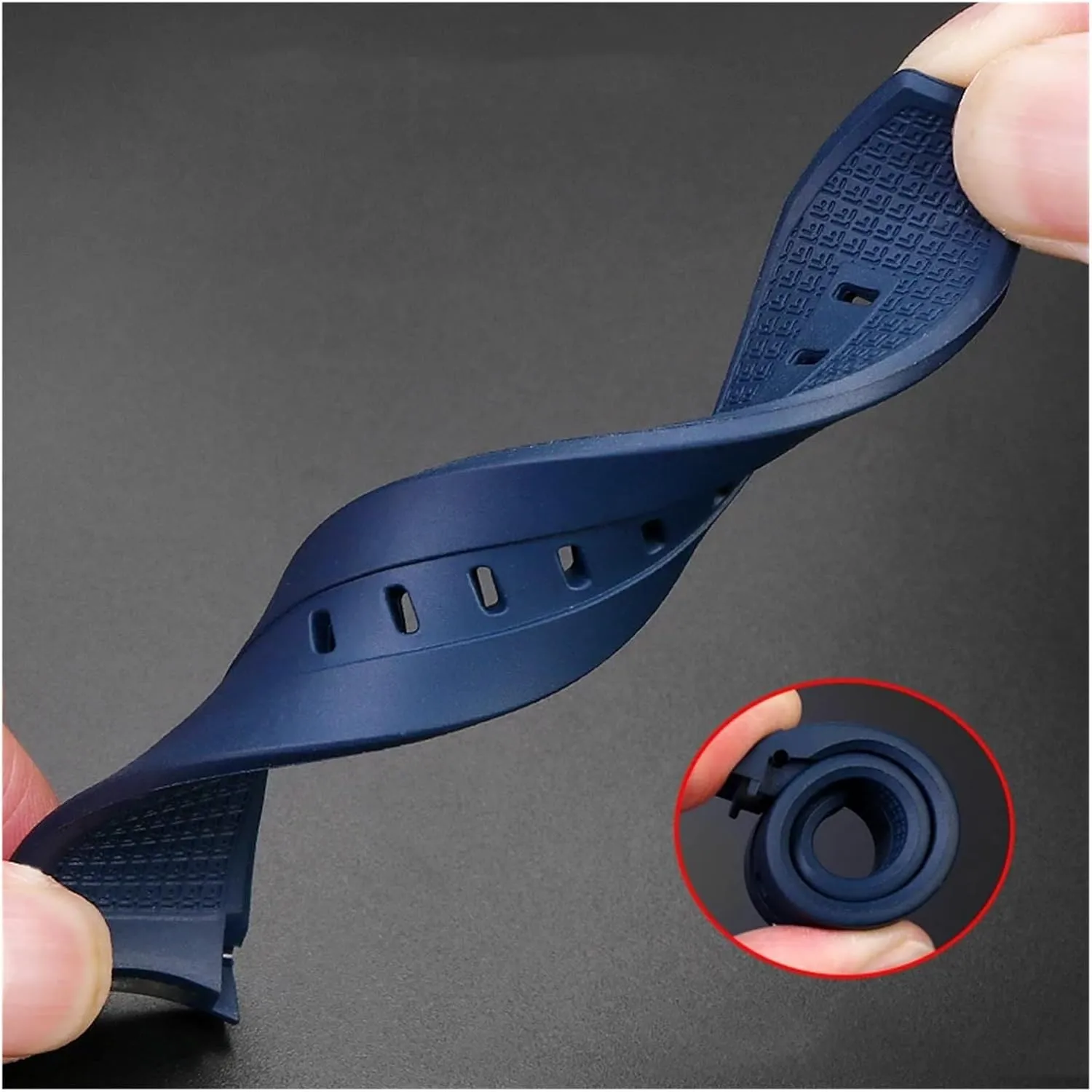 22mm Silicone Watch Bands For Tissot T120417 T120407 Quartz Dial Rubber Sport Men Watch Strap Watchband Waterproof