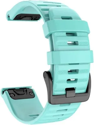 26 22 20MM Silicone Watch Band Straps Fit For Garmin Fenix 6X 6 6S Pro 7X 7 Easyfit Wristband Fit For Fenix 5 5X 5S Plus Smartwatch Bracelet