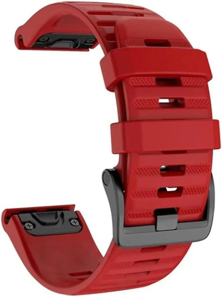 26 22 20MM Silicone Watch Band Straps Fit For Garmin Fenix 6X 6 6S Pro 7X 7 Easyfit Wristband Fit For Fenix 5 5X 5S Plus Smartwatch Bracelet