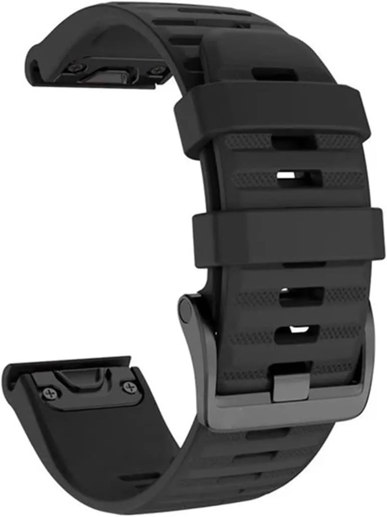 26 22 20MM Silicone Watch Band Straps Fit For Garmin Fenix 6X 6 6S Pro 7X 7 Easyfit Wristband Fit For Fenix 5 5X 5S Plus Smartwatch Bracelet