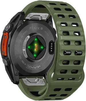 26mm 22mm Silicone Watch Band Fit for Garmin Fenix 8 E 7 7X Epix Pro 6 6x 5 5X Plus/Marq/ D2 G1/ 965 955/ Enduro 3