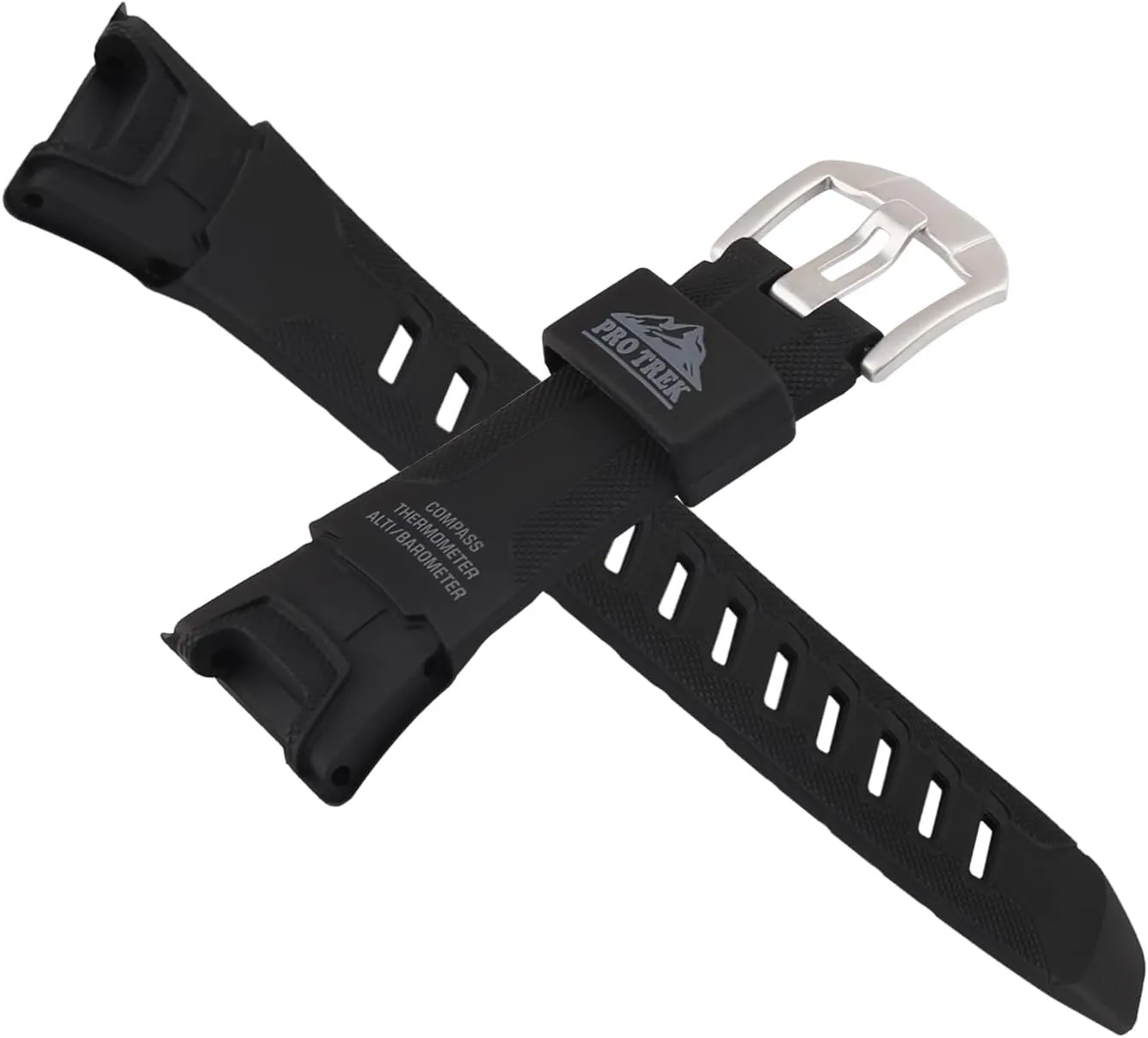 27mm Resin Watch Band replacement for Casio Protrek Pro trek PRG-110C PRG-110Y PRW-1300 PRW-1300Y PAW-1300 Strap Wirstband accessories for Men and Women