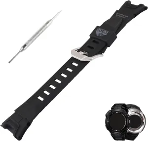 27mm Resin Watch Band replacement for Casio Protrek Pro trek PRG-110C PRG-110Y PRW-1300 PRW-1300Y PAW-1300 Strap Wirstband accessories for Men and Women