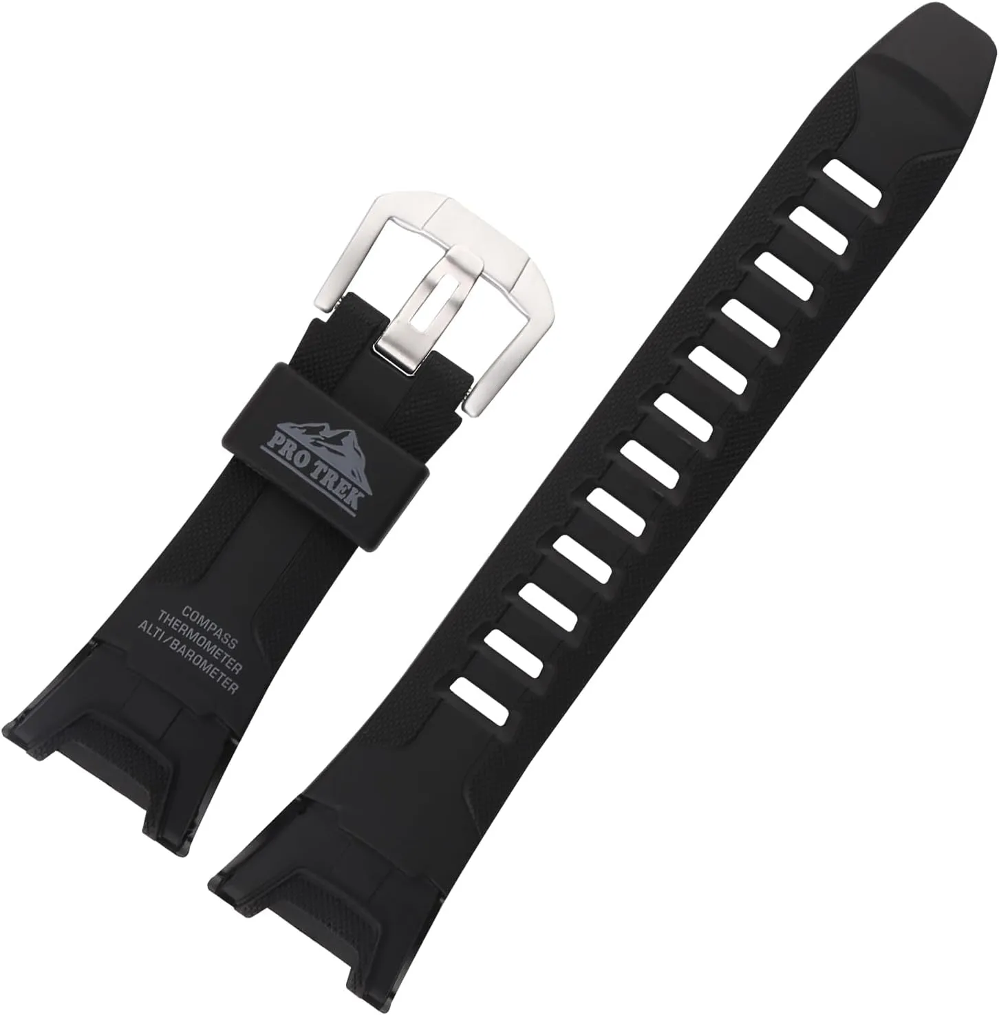 27mm Resin Watch Band replacement for Casio Protrek Pro trek PRG-110C PRG-110Y PRW-1300 PRW-1300Y PAW-1300 Strap Wirstband accessories for Men and Women