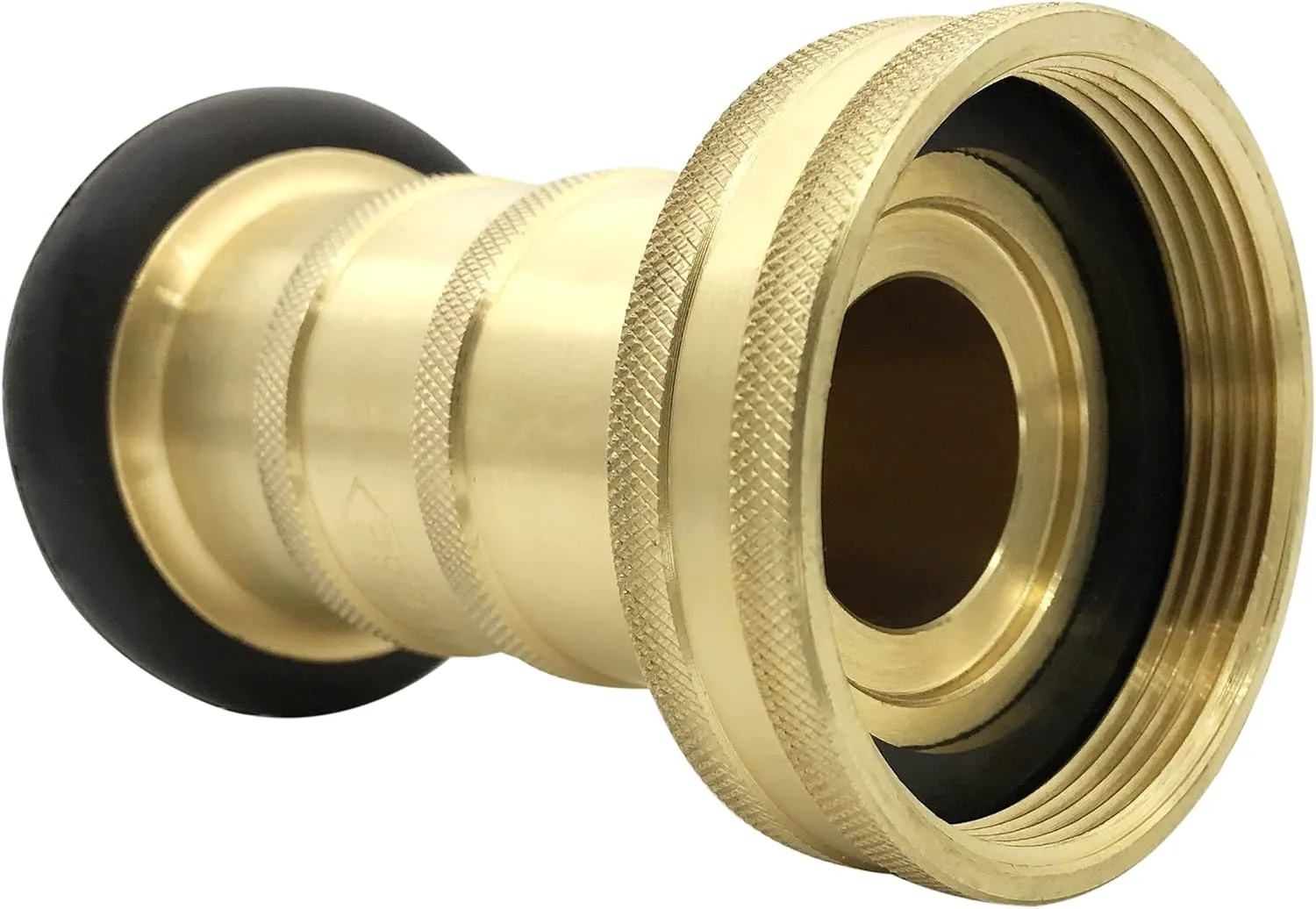 2" NPSH Fire Hose Nozzle Brass Fire Equipment Heavy Duty Industrial Fog Nozzle