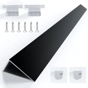 30" W10113901A Slide-in Range Rear Filler Kit, Stove Gap Filler Universal Triangular, Cooktop Trim Kit Between Stove and Backsplash for Whirlpool & Most Brand, 3 Different Widths Aluminum Trim Kit