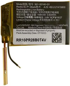 361-00140-01 158mAh Battery Replacement Compatible with Garmin Forerunner 55, GPS Running Watch