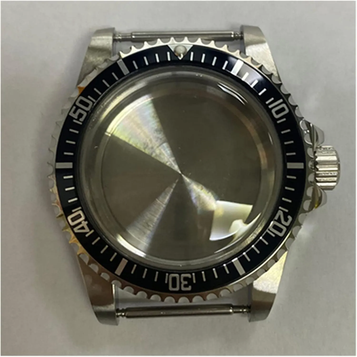 39.5MM Stainless Steel Watch Case For NH35 NH36 Mechanical Watch Movement Repair Part watch case