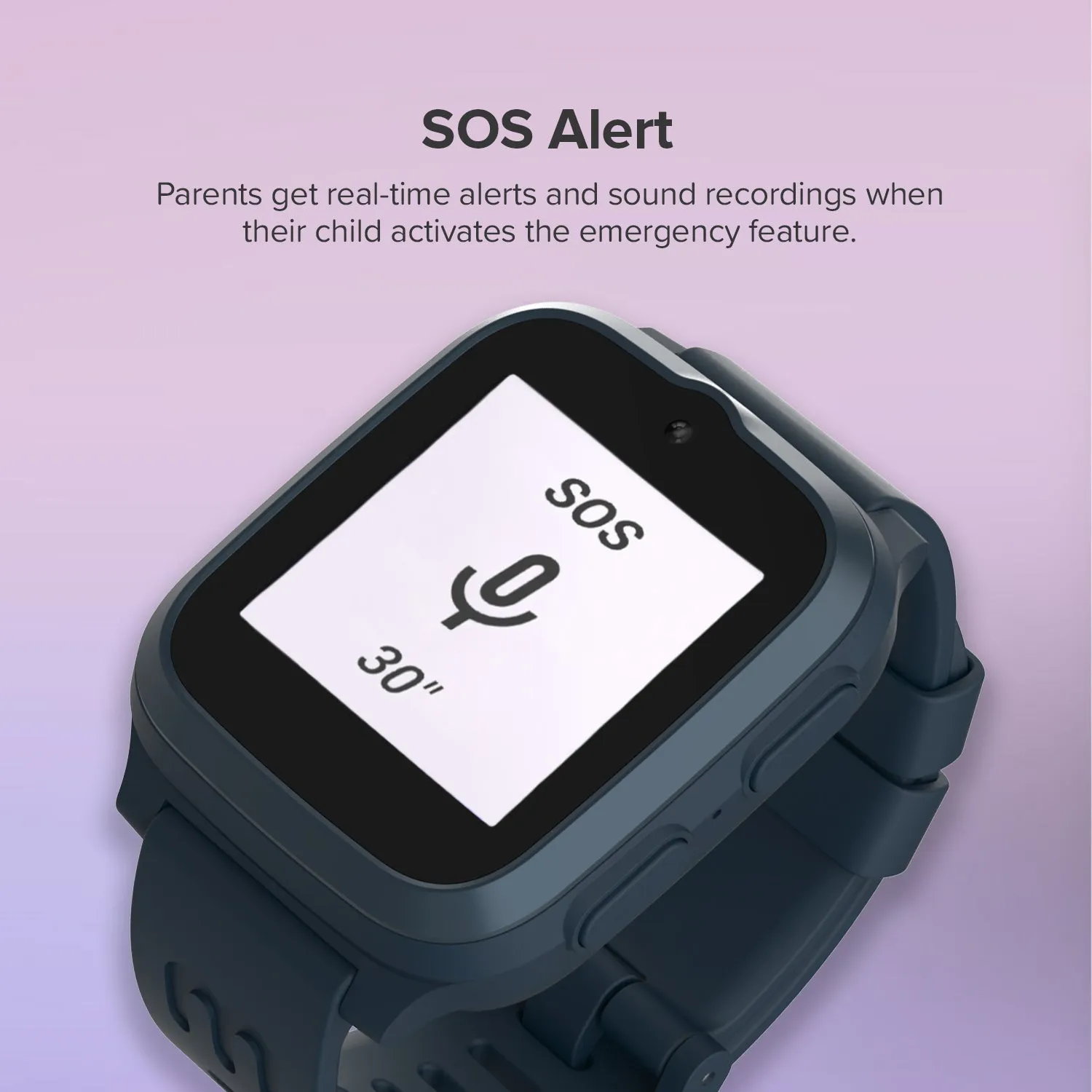4G eSIM Kids Smartwatch with GPS Tracking, Video Call (Square) | myFirst Fone S3 
