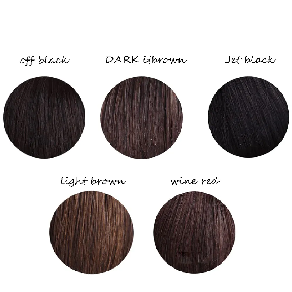 5x8cm Women Hair Wig hand made mono base Natural Human Hair Top HairPiece Replacement One Piece Clip in Hair Crown Extension (Curly Light Brown)