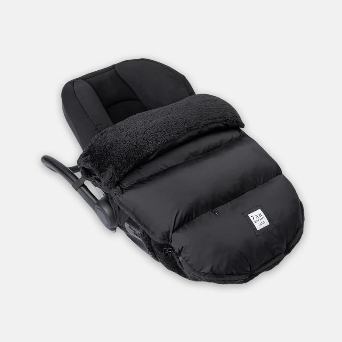 7AM Enfant Universal Stroller Footmuff - Water Repellent Winter Bunting Bag for Strollers & Car Seats, Soft Micro-Fleece & Plush Lined Stroller Footmuff for Baby Boy & Girl | PlushPOD