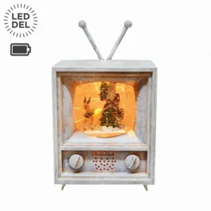 8" Led/Musical Tv Lantern B/O