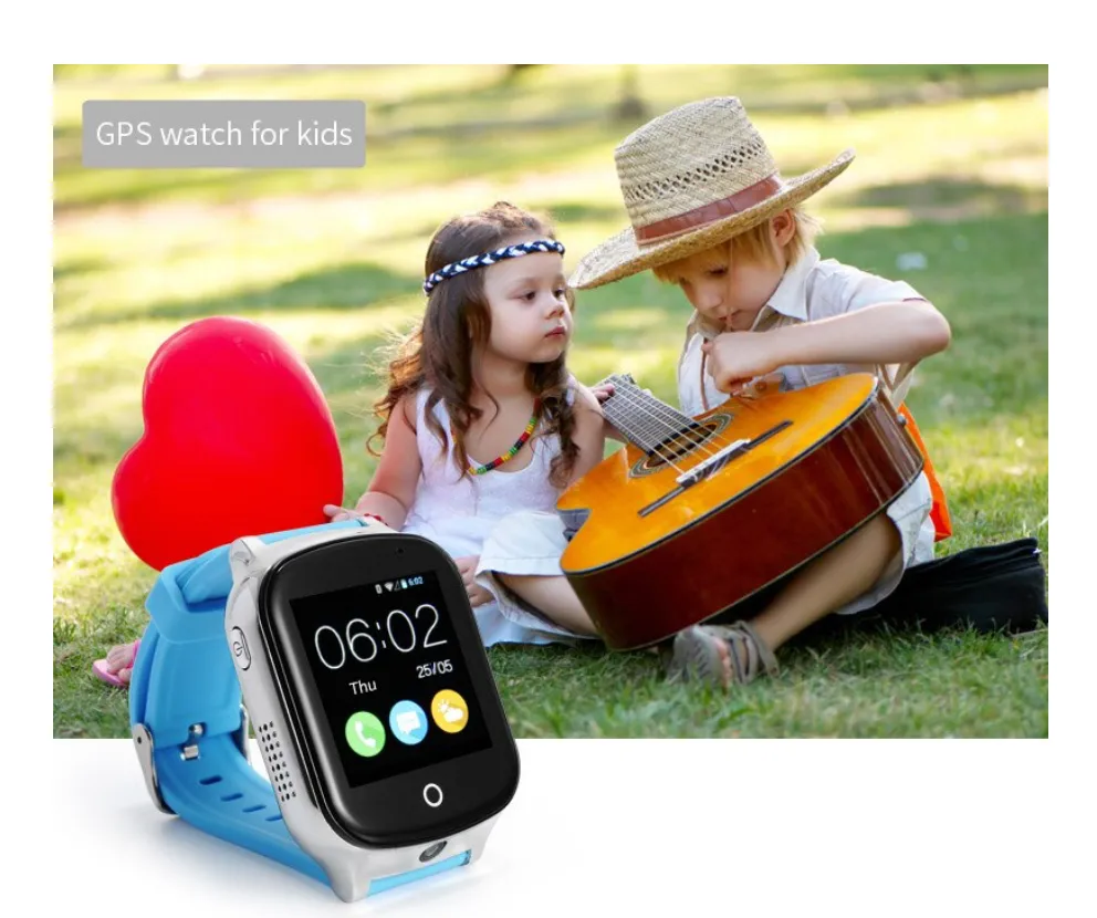 A19 3G GPS Smart Watch GPS Tracking Safety  Emergency GPS WIFI