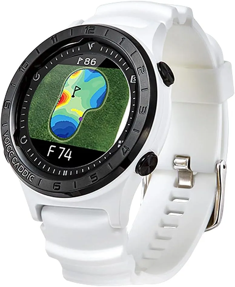 A2 Lightweight Hybrid Golf GPS Watch | Slope Mode, Color Touchscreen, Green Undulation | 40,000 Worldwide Preloaded Courses | Unisex Golf Watch for Men & Women