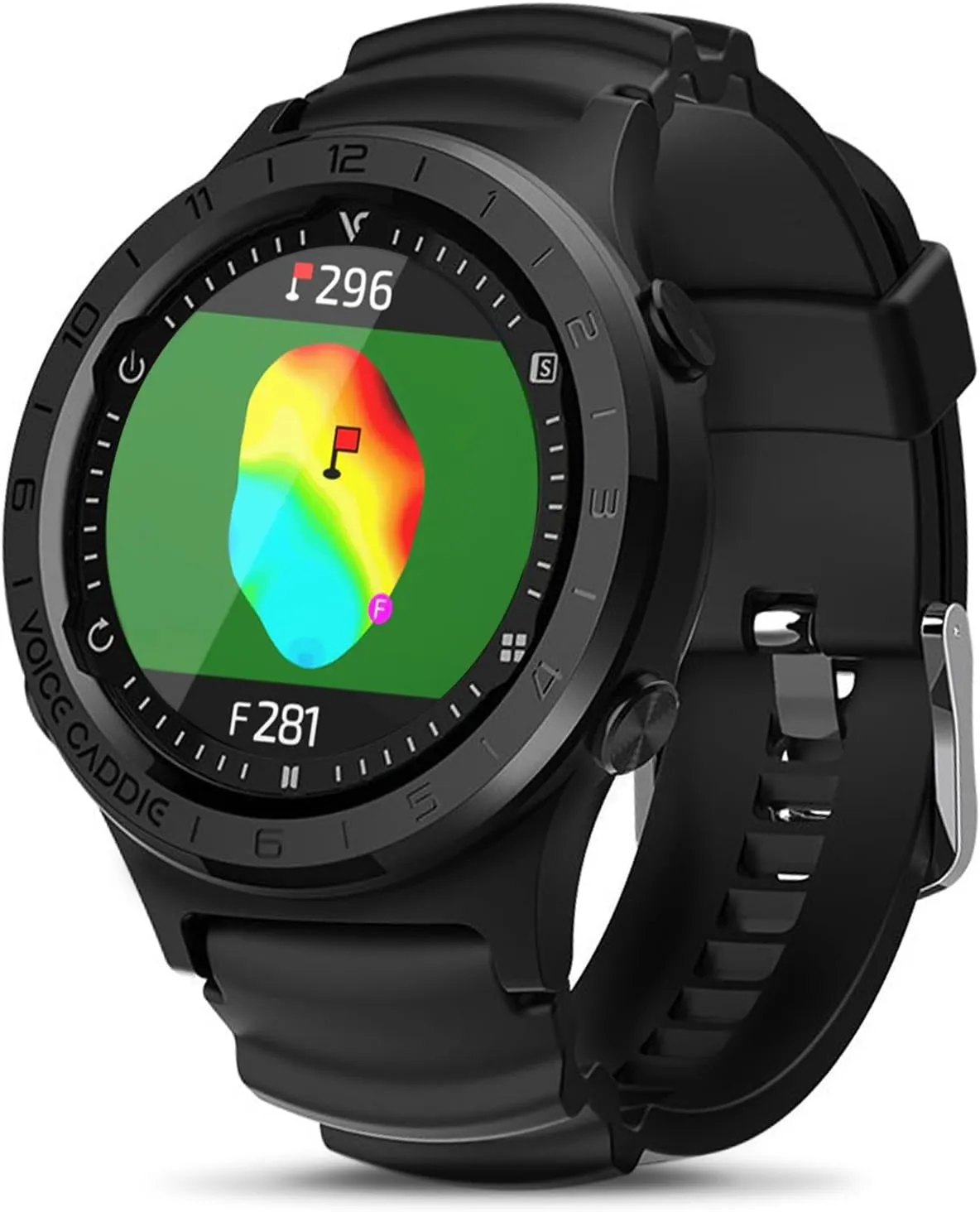 A3 Lightweight Hybrid Golf GPS Watch | Slope Mode, Color Touchscreen, Green Undulation | 40,000 Worldwide Preloaded Courses | Unisex Golf Watch for Men & Women