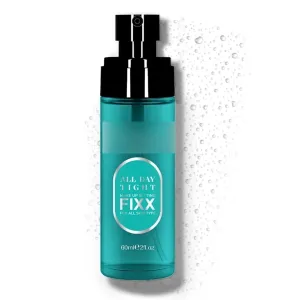 Aero Makeup Fixer Spray For Men and Women Oily Skin 60ml | Long Lasting Sweatproof Waterproof with Matte Finish | Dewy Natural Mini Setting Primer For Glowing Face