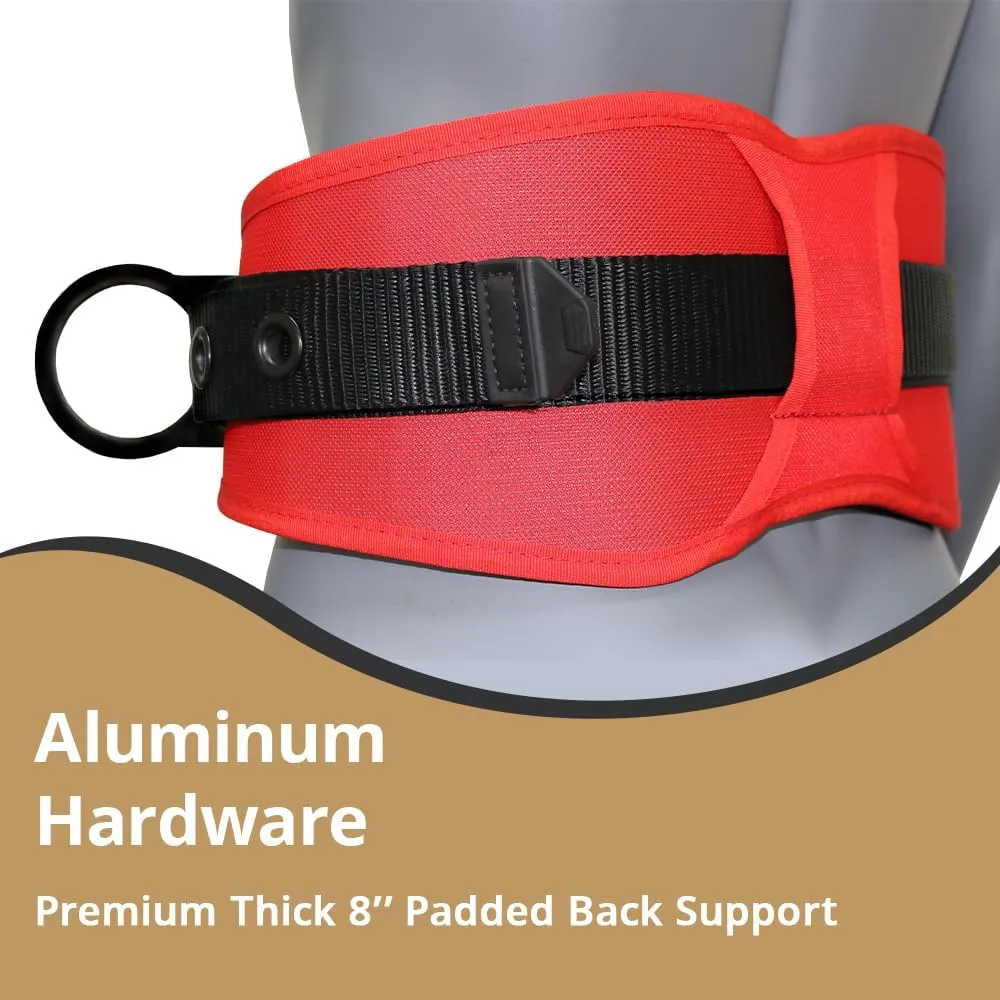 AFP Heavy-Duty 2 D-Ring Waist Body Belt w/Tongue Buckle Premium Stitching (OSHA/ANSI PPE)