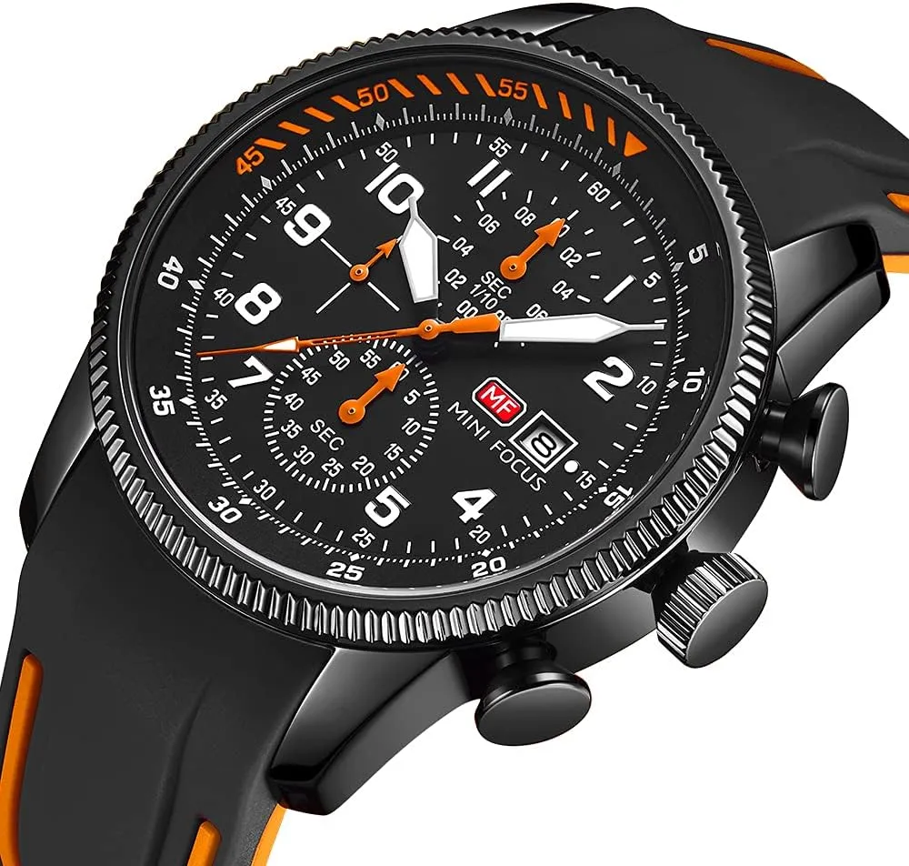 AIMES Watch for Men Sport Military Waterproof Chronograph Mens Watches Analog Quartz Big Face Classic Stylish Fashion Casual Designer Business Work Wrist Watch Elegant Gift for Men