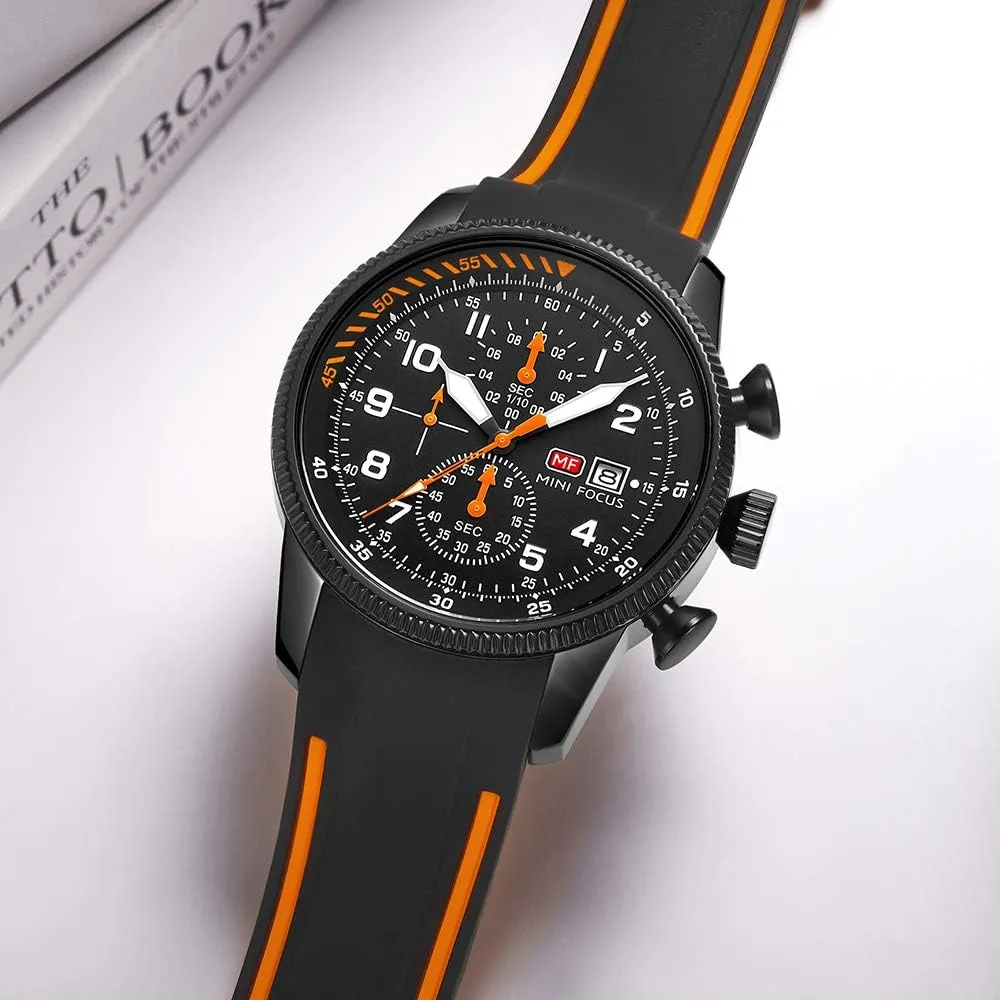 AIMES Watch for Men Sport Military Waterproof Chronograph Mens Watches Analog Quartz Big Face Classic Stylish Fashion Casual Designer Business Work Wrist Watch Elegant Gift for Men