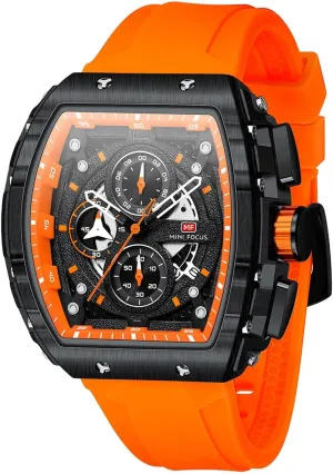 AIMES Watch Wristwatch for Men Fashion Casual Cool Big Dial Watch Luminous Waterproof Sport Analog Quartz Business Mens Watches Silicon Strap Dress Watch
