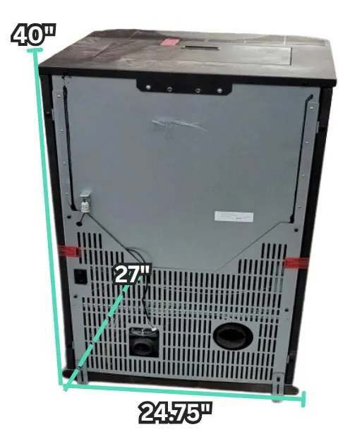 Alpine by Comfortbilt HP42 Pellet Stove - 3 Bag 120LB Hopper - 87.5.% Efficiency