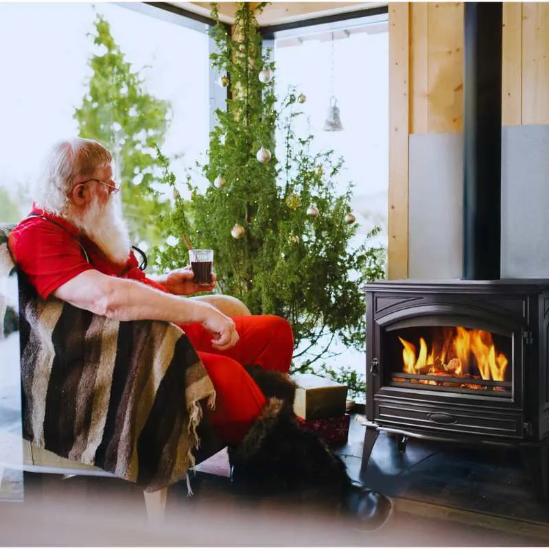 Amantii Lynnwood W76 Cast Iron Wood Burning Stove | LYNNWOOD-W76