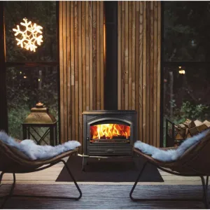 Amantii Lynnwood W76 Cast Iron Wood Burning Stove | LYNNWOOD-W76