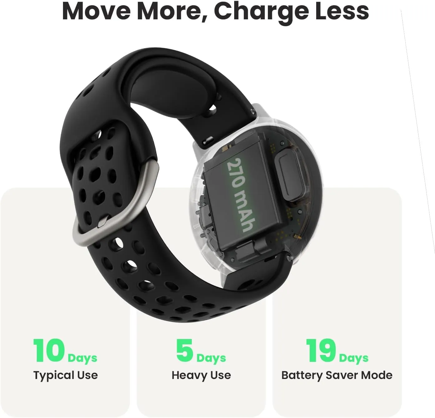 Amazfit Active 2 Smart Watch 44mm, GPS Maps with Direction, Fitness Tracker, 10 Day Battery, Sleep Monitor, 160  Sport Modes, Water Resistant, for Android & Apple iPhone, Red Silicone