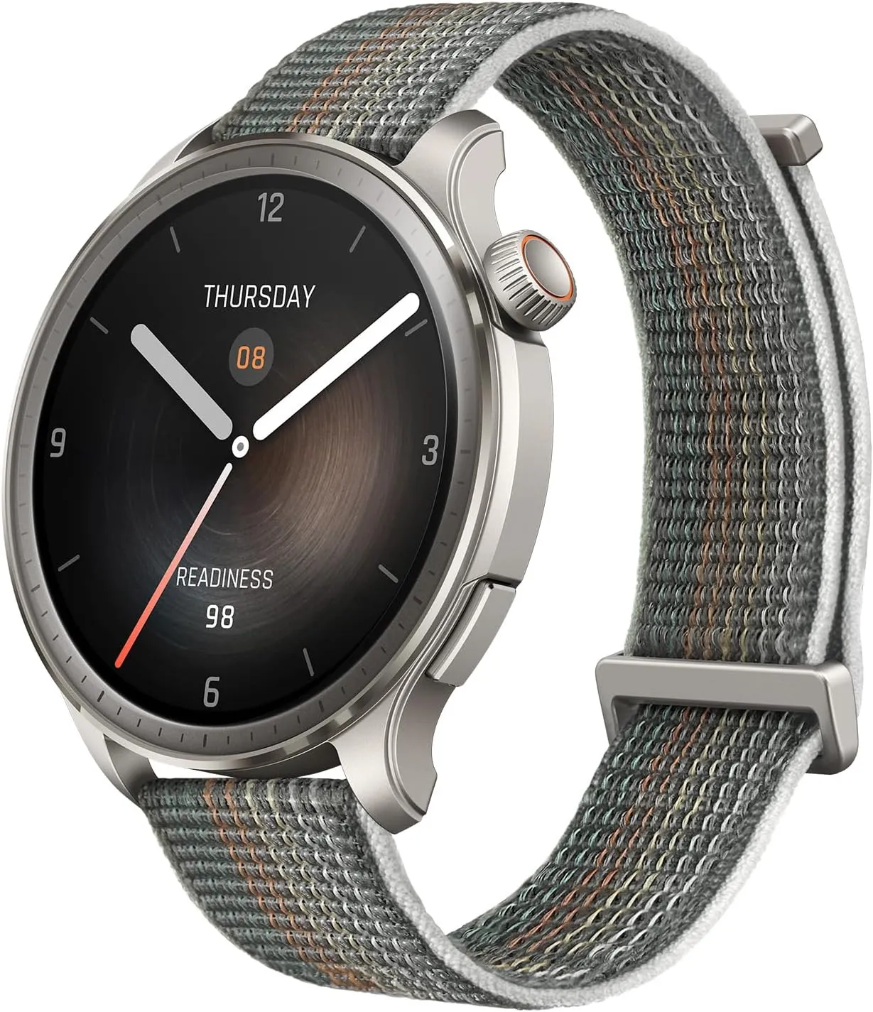 Amazfit Balance Smart Watch 46mm with Fitness Tracker, Body Composition & Health Analysis, Sleep Recovery, GPS, Amazon Alexa Built-In, Bluetooth Calling, Fitness Watch for Android iPhone, Sunset Grey