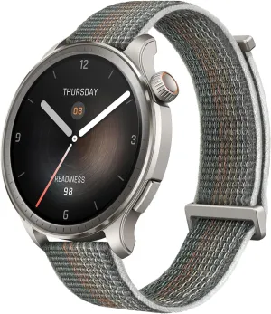 Amazfit Balance Smart Watch 46mm with Fitness Tracker, Body Composition & Health Analysis, Sleep Recovery, GPS, Amazon Alexa Built-In, Bluetooth Calling, Fitness Watch for Android iPhone, Sunset Grey
