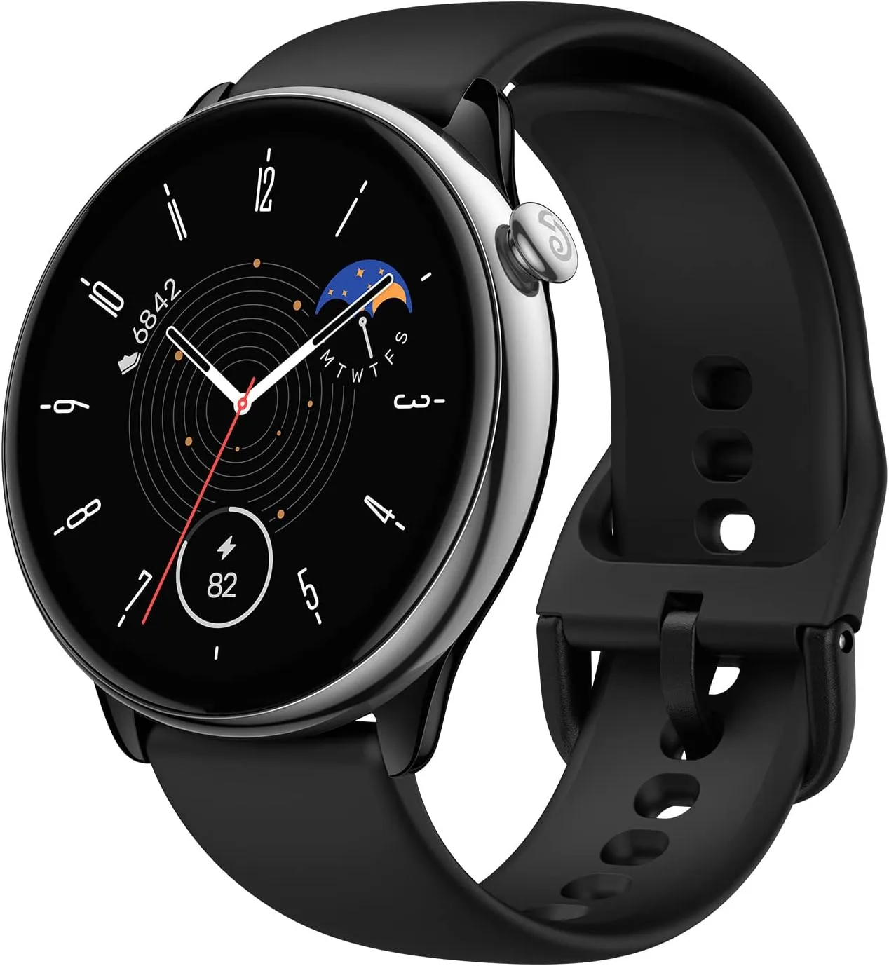 Amazfit Certified Renewed GTR Mini Smart Watch for Men,14-Day Battery Life, GPS, 5 Satellite Positioning, Heart Rate, SPO₂ Monitoring, 5 ATM, Black (Renewed)