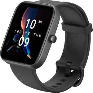 Amazfit Refurbished BIP 3 Pro Smart Watch for Men and Women, GPS, 14-Day Battery, Health and Fitness Watch with Heart & Sleep Tracking, 5 ATM Water-Resistance Renewed(Black)