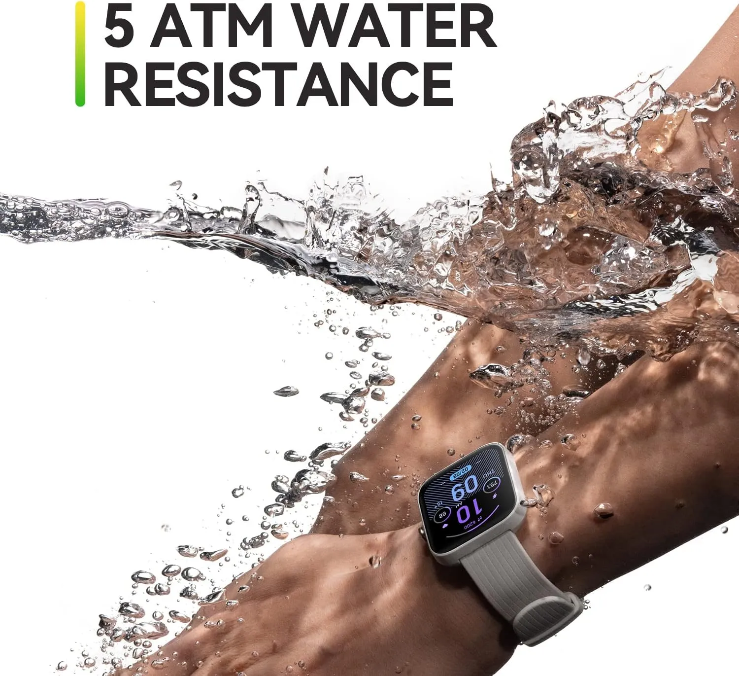 Amazfit Refurbished BIP 3 Pro Smart Watch for Men and Women, GPS, 14-Day Battery, Health and Fitness Watch with Heart & Sleep Tracking, 5 ATM Water-Resistance Renewed(Black)