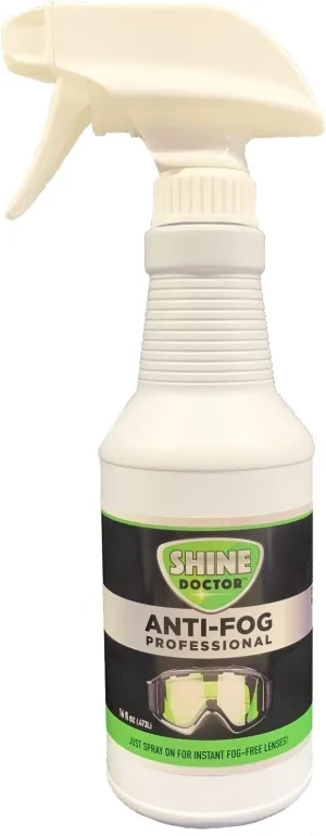 Anti Fog Spray 16 oz. Prevents Fogging of Goggles, Masks, Sunglasses, Eyeglasses, Hockey Shields, Binoculars & Scopes