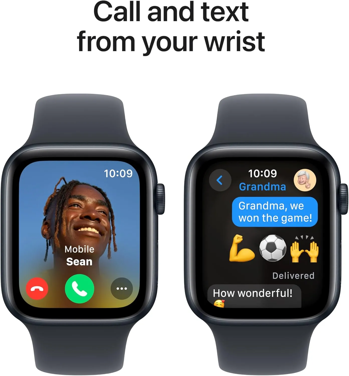 Apple Watch SE (2nd Gen) [GPS 44mm] Smartwatch with Midnight Aluminum Case with Midnight Sport Band M/L. Fitness and Sleep Trackers, Crash Detection, Heart Rate Monitor, Retina Display
