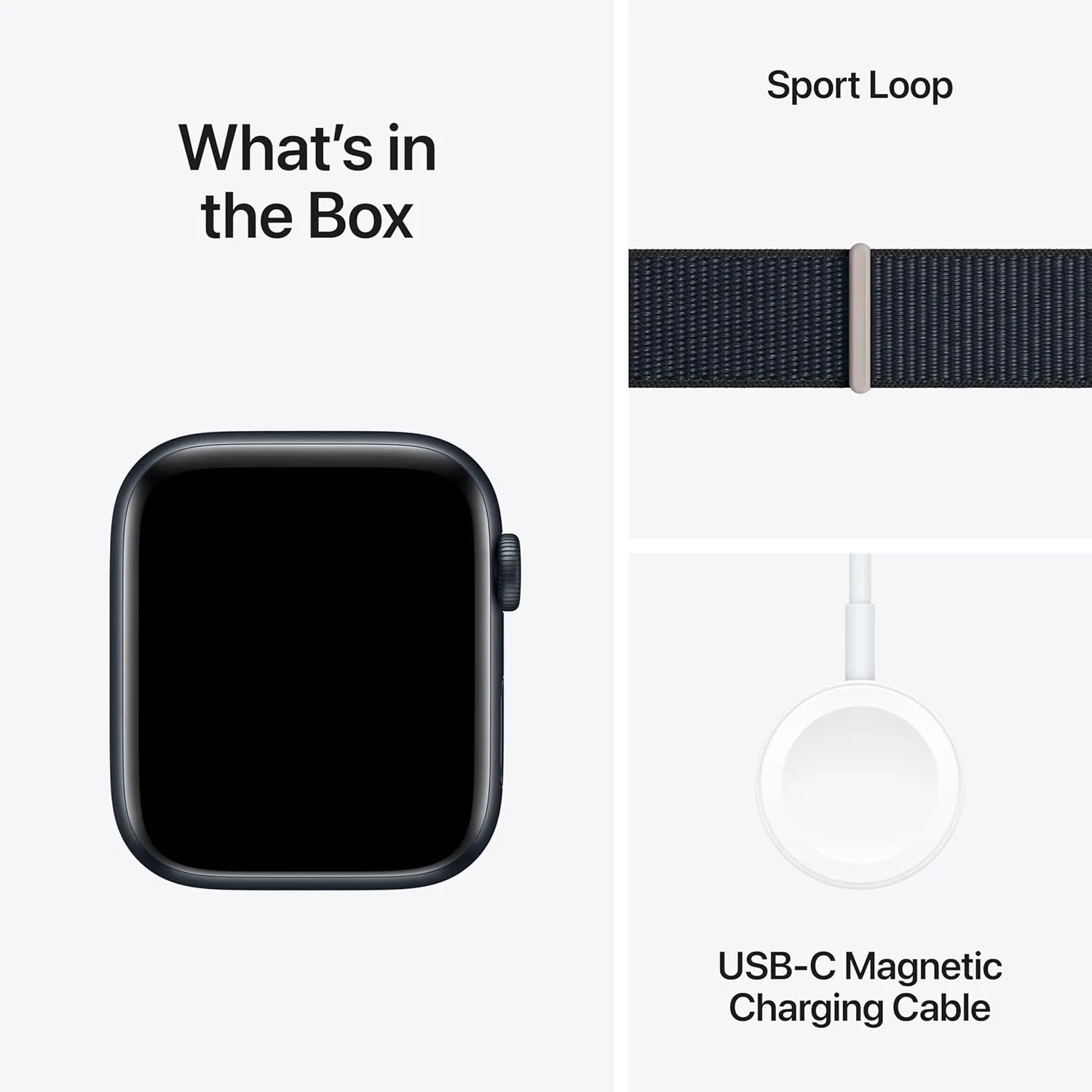 Apple Watch SE (2nd Gen) [GPS   Cellular, 44mm] - Midnight Aluminum Case with Midnight Sport Loop Band, M/L (Renewed)