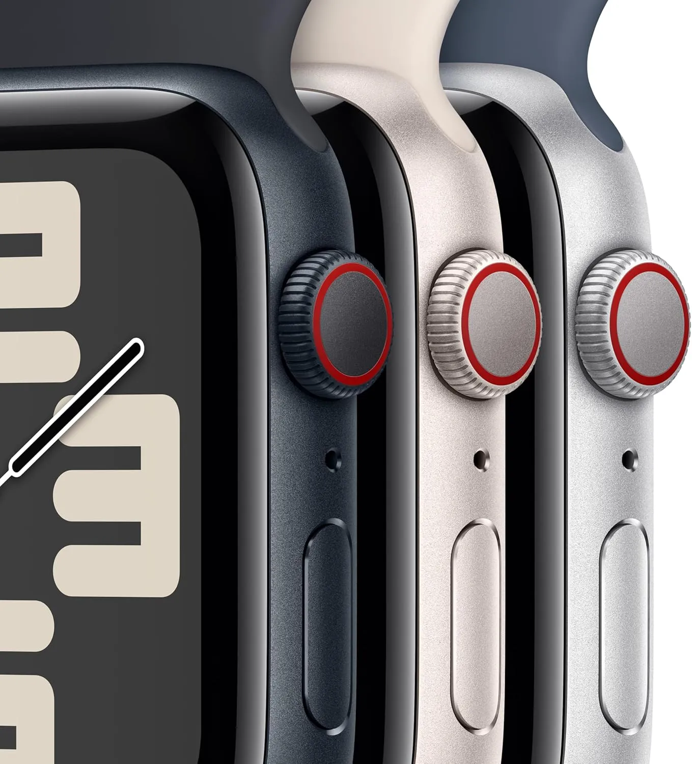 Apple Watch SE (2nd Gen) [GPS   Cellular, 44mm] - Midnight Aluminum Case with Midnight Sport Loop Band, M/L (Renewed)