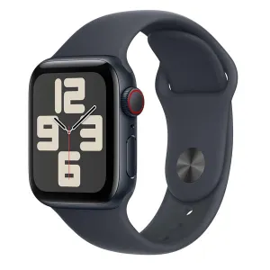 Apple Watch SE GPS   Cellular 40mm Midnight Aluminium Case with Midnight Sport Band M/L